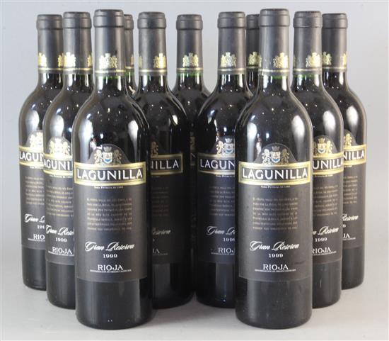 Eleven bottles of Lagunilia Gran Reserva Rioja, 1999